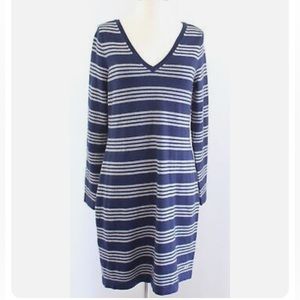 Vineyard Vines Wool Blend Striped Sweater Dress M